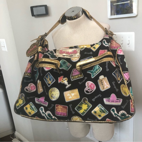 Betsey Johnson Bags Large Vintage Betseyville Duffle Travel Bag